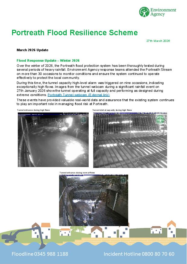Information poster from the Environment