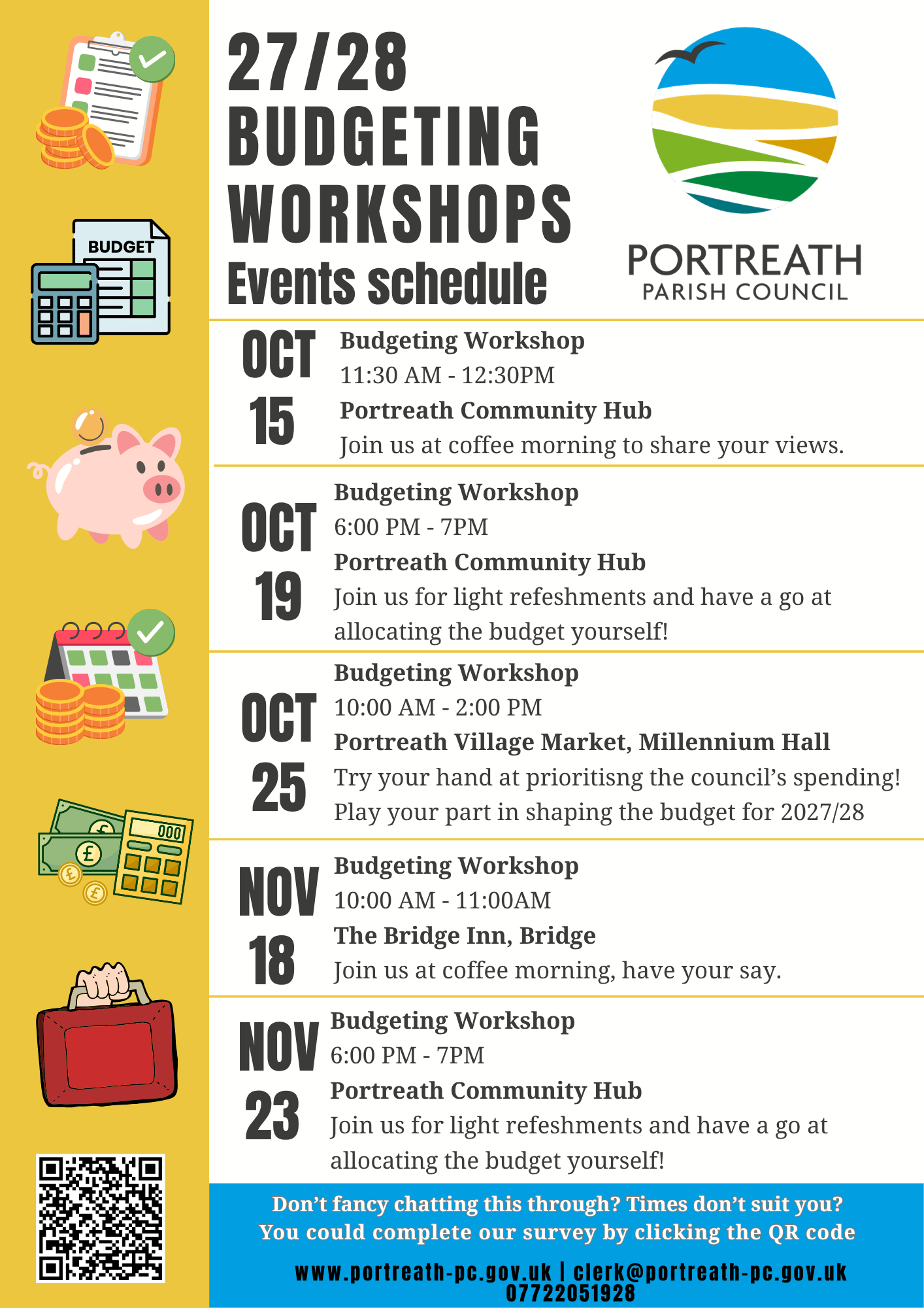 Budgeting Workshop Poster 