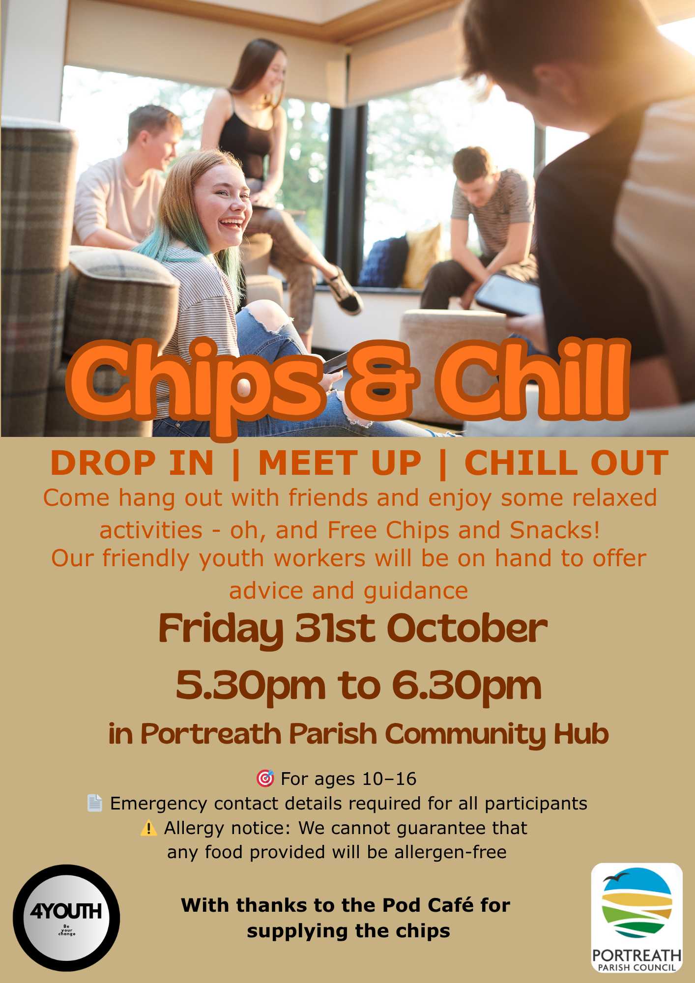 advert for chips and chill 