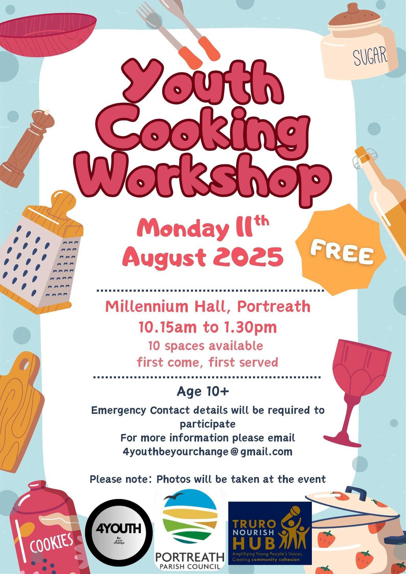 Free Youth Cooking Workshop